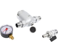 Фильтр FAR 1/2" НР-НР, с манометром, 100мкм, Max: 95C, 25бар FA 3944 12100