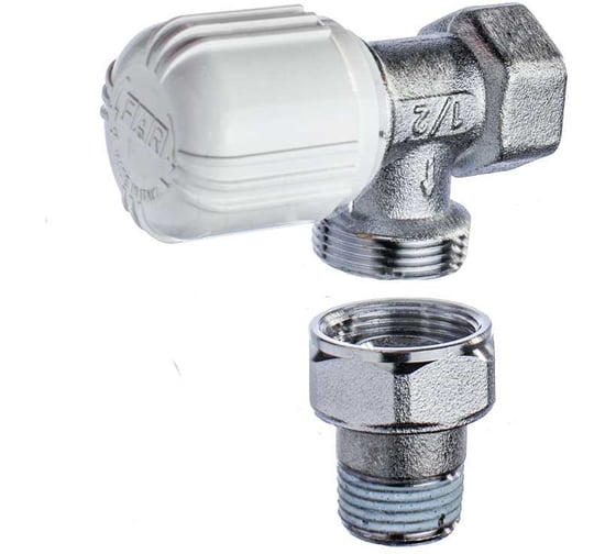 Угловой терморегулирующий вентиль FAR 1/2" ВР FT 1620 12