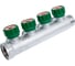 Регулирующий коллектор FAR 1" ВР-НР с 4 отв. 1/2" НР межосев. 45 мм FK 3824 112 3