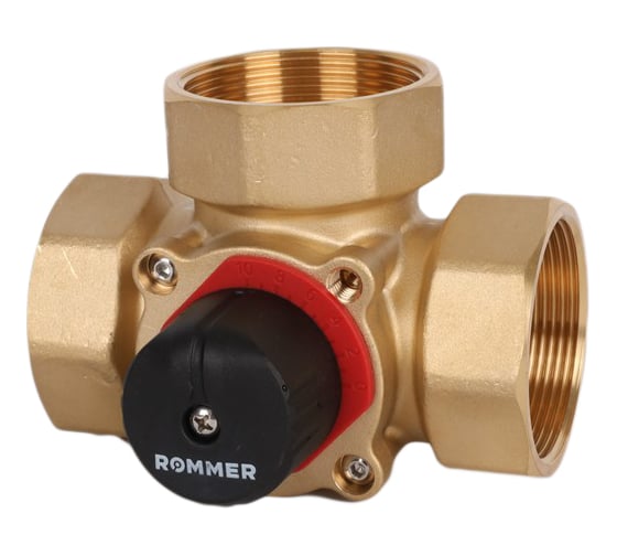 3-х ходовой смесительный клапан ROMMER 2, kvs 40 Rvm-0003-040050 RG0091K407TPF9 1