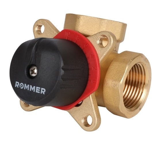 3-х ходовой смесительный клапан ROMMER 1, kvs 10 Rvm-0003-010025 RG0091K407T2F6
