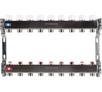Коллектор из нержавеющей стали ROMMER без расходомеров, 9 выходов Rms-3200-000009 RG0091LAMPE1VA