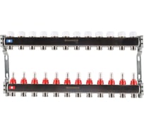 Коллектор из нержавеющей стали ROMMER с расходомерами, 12 выходов Rms-1200-000012 RG0091LAMMON42