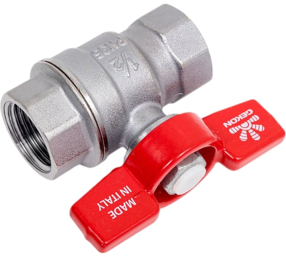 Шаровой кран GEKON с вн./вн. резьбой 1/2", ручка-бабочка GK 551 12