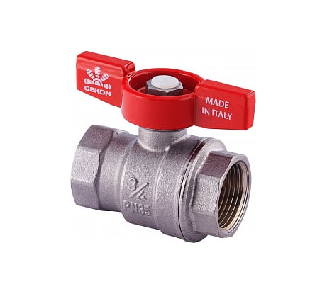 Шаровой кран GEKON с вн./вн. резьбой 1", ручка-бабочка GK 551 1