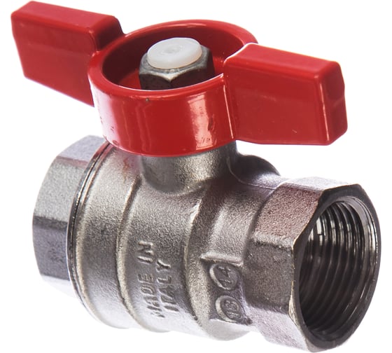 Шаровой кран GEKON с вн./вн. резьбой 3/4", ручка-бабочка GK 551 34 1