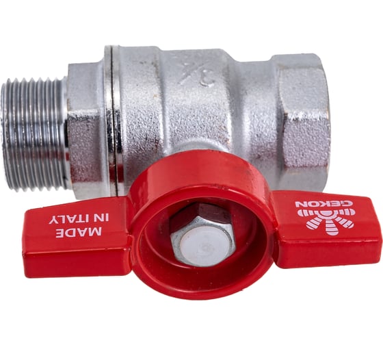 Шаровой кран GEKON с вн./нар. резьбой 3/4", ручка-бабочка GK 554 34