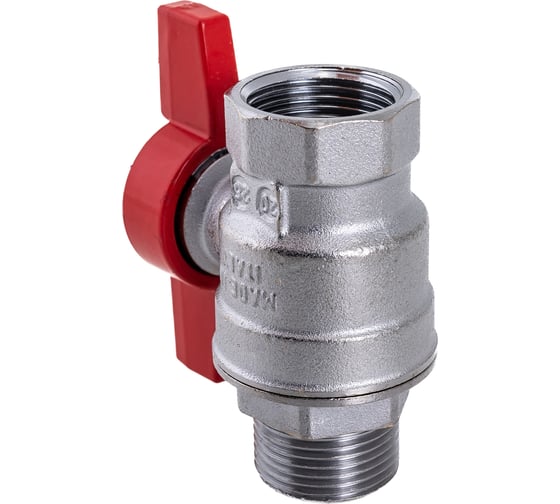 Шаровой кран GEKON с вн./нар. резьбой 3/4", ручка-бабочка GK 554 34