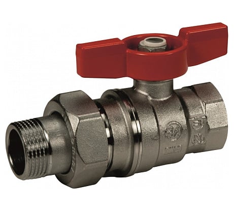 Шаровой кран GEKON ручка-бабочка, 1" вн-американка GK 559 1