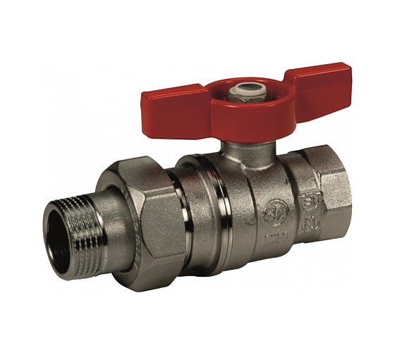 Шаровой кран GEKON ручка-бабочка, 1" вн-американка GK 559 1