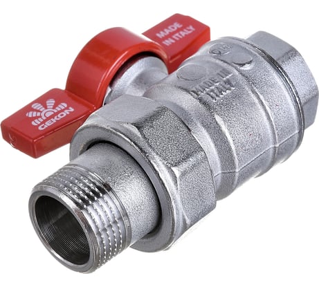 Шаровой кран GEKON ручка-бабочка, 3/4" вн-американка GK 559 34