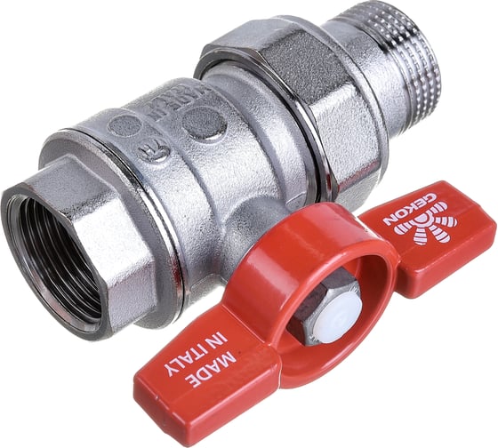Шаровой кран GEKON ручка-бабочка, 3/4" вн-американка GK 559 34