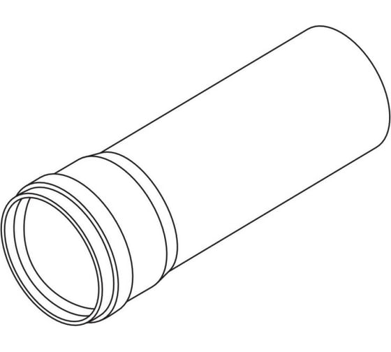 Труба REHAU d50/2000мм с раструбом 120154