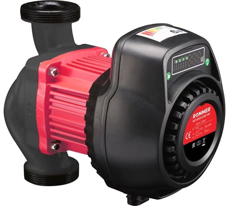 Циркуляционный насос ROMMER er 25/80-180 RCP-0003-2580180 с гайками RG0091LAN2NBME