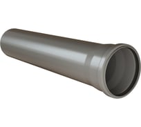 Труба EVER PLAST 110, 1 м, пп, толщина 2.2 мм 552357