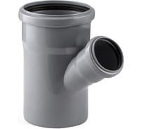 Тройник RTP ВК ПП 125/125x45 серый S 36312