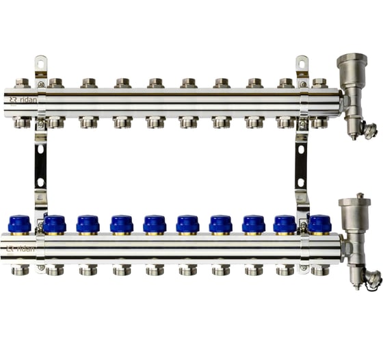 Коллектор+кронштейн+торцевая секция Ридан FHF-10R set 088U0710R