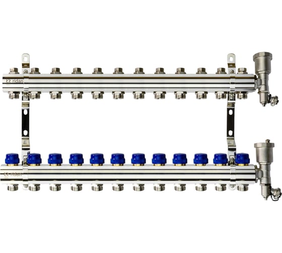 Коллектор+кронштейн+торцевая секция Ридан FHF-12R set 088U0712R
