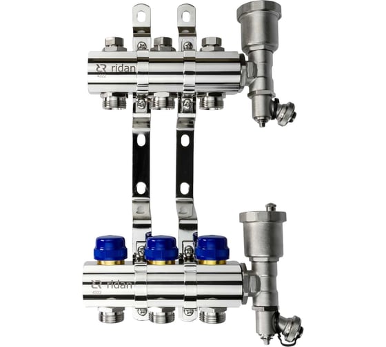 Коллектор+кронштейн+торцевая секция Ридан FHF-3R set 088U0703R