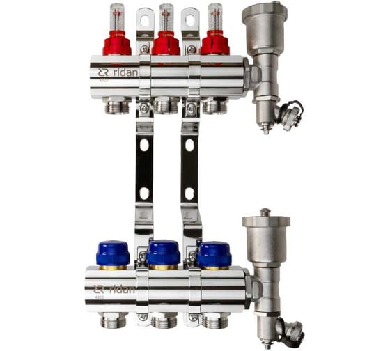 Коллектор+кронштейн+торцевая секция Ридан FHF-2RF set 088U0722R 1