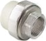 Муфта комбинированная разъемная (американка) ppr elite RTP внутренняя резьба 25x3/4, серый, 33598 1