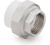 Муфта комбинированная разъемная (американка) ppr elite RTP внутренняя резьба 20x1/2, белый, 33591