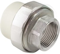 Муфта комбинированная разъемная (американка) ppr elite RTP внутренняя резьба 20x1/2, серый, 33597