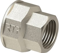 Муфта переходная RTP, латунь, внутренняя резьба 2"х1", никель, 41109