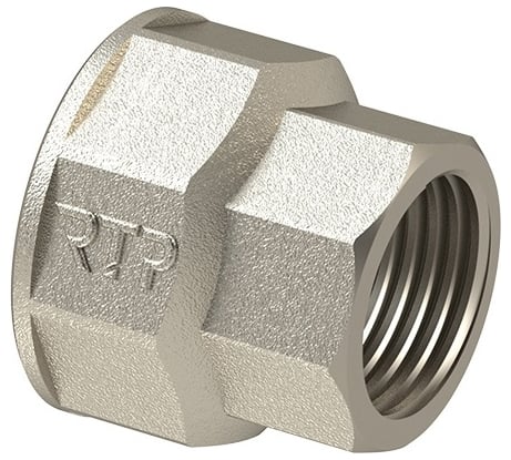 Муфта переходная RTP 1 1/2 - 1 вн/вн, никель 38395