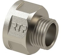 Переходник RTP, латунь, внутренняя/наружная резьба 2"х1", никель, 41102