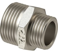 Ниппель RTP переходной, латунь, наружная резьба 2"х1", никель, 41101