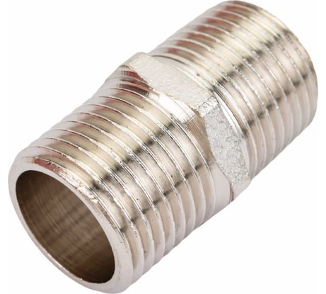 Ниппель RTP 1/2 нар/нар удлиненный 37 мм никель 39803