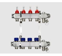 Комплект коллекторов Ридан SSM-6RF set с расходомерами и кронштейнами, 6 контуров 088U0956R