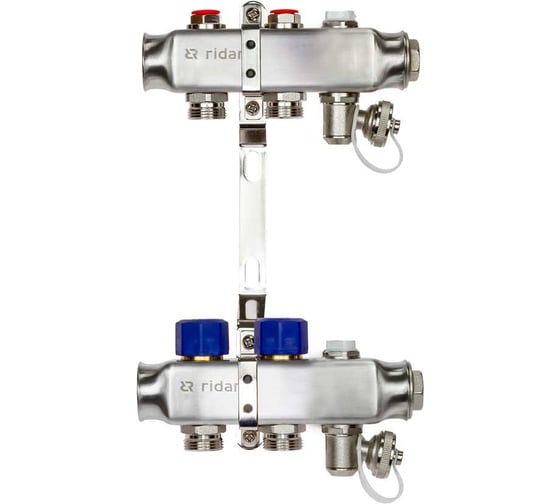 Комплект коллекторов с кронштейнами Ридан SSM-2R set 2 контура 088U0972R