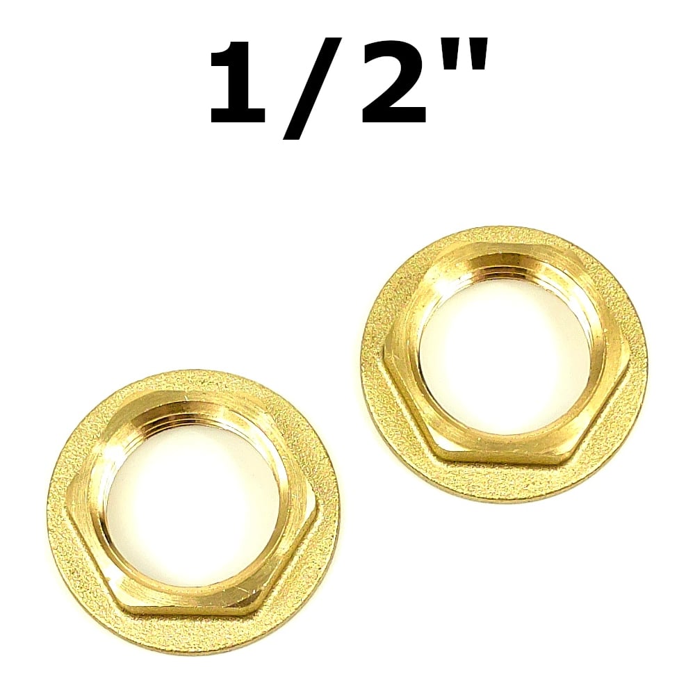 Контргайка Brassco латунь G1/2\", 2 шт 1893263 - выгодная цена, отзывы ...