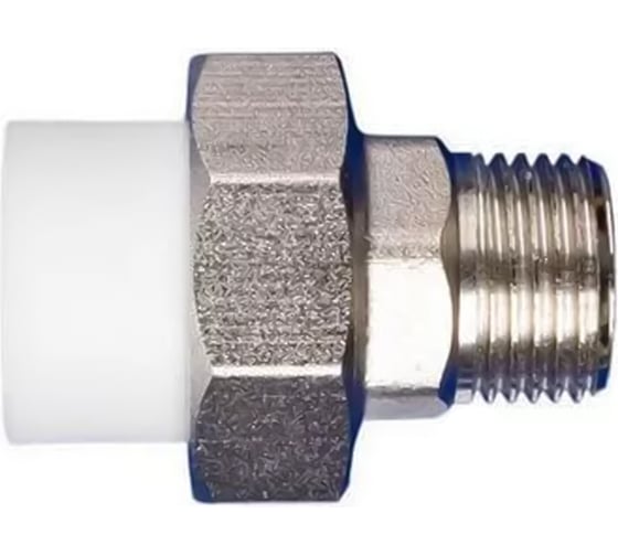 Муфта MeerPlast pprc разъемная дн32x32 ру25 белая наружная резьба D210-00316