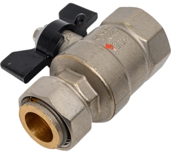 Кран шаровой LD PRIDE 3/4'' вн/накидная гайка бабочка 552257