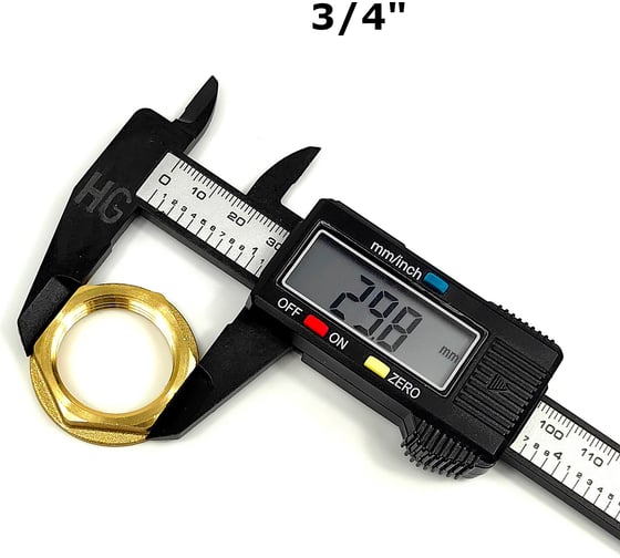 Контргайка Brassco латунь G3/4", 2 шт 1893270