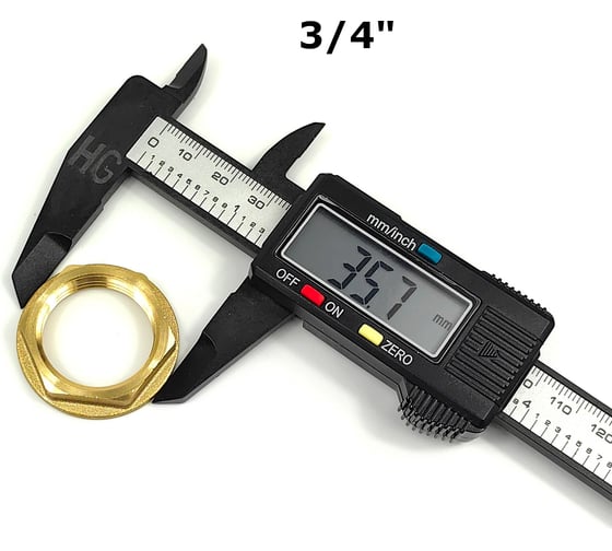Контргайка Brassco латунь G3/4", 2 шт 1893270
