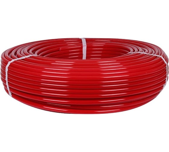 Труба из сшитого полиэтилена с кислородным слоем STOUT PEX-a 16х2,0 бухта 500 м красная SPX-0002-501620