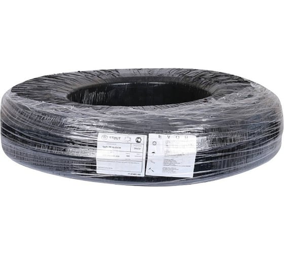 Труба из сшитого полиэтилена с кислородным слоем STOUT PEX-a 20х2,0 бухта 240 м красная SPX-0002-242020
