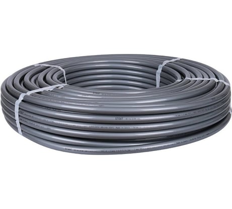 Труба из сшитого полиэтилена с кислородным слоем STOUT PEX-a 20х2,8 бухта 100 м серая SPX-0001-002028