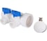 Коллектор с воздухоотводчиком MeerPlast ду32/2x20w синий D200-00010 1