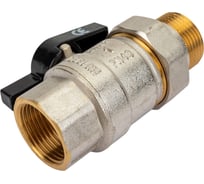 Шаровой кран КИТПРОМ 25, 1 гш, американка, бабочка 02895