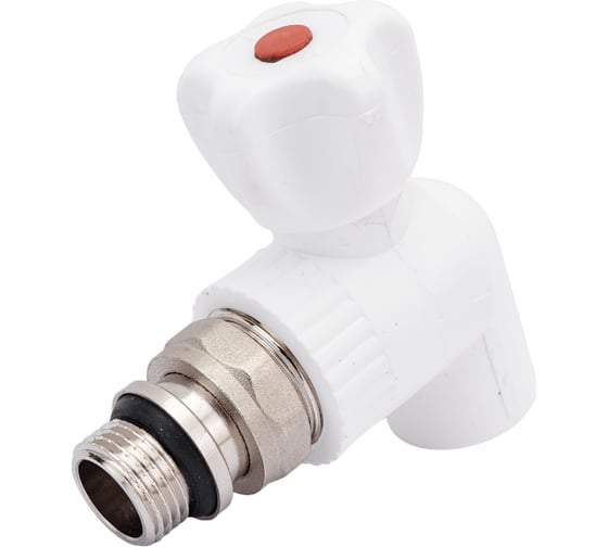 Кран для радиатора Rvc ППРС угловой 20x1/2 наружная резьба light 08465