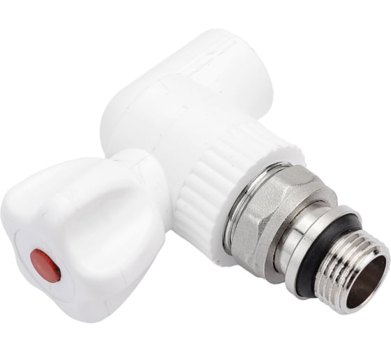 Кран для радиатора Rvc ППРС угловой 20x1/2 наружная резьба light 08465