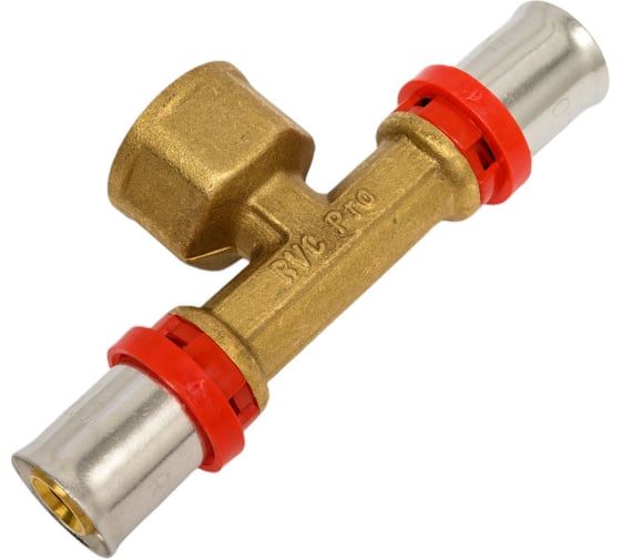 Тройник Rvc пресс 16x1/2г х 16 02684
