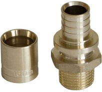 Переходник Rvc РЕХ с наружней резьбой 16 - R 1/2 02853