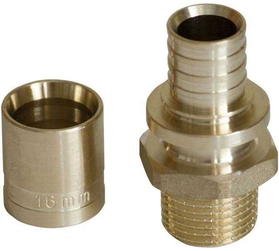 Переходник Rvc РЕХ с наружней резьбой 16 - R 1/2 02853 1