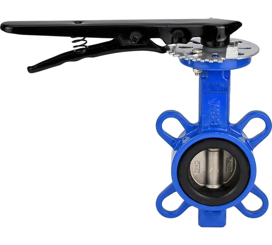 Дисковый поворотный затвор DN.ru WCB-316L-VITON Ду250 Ру16 с рукояткой D050-06603